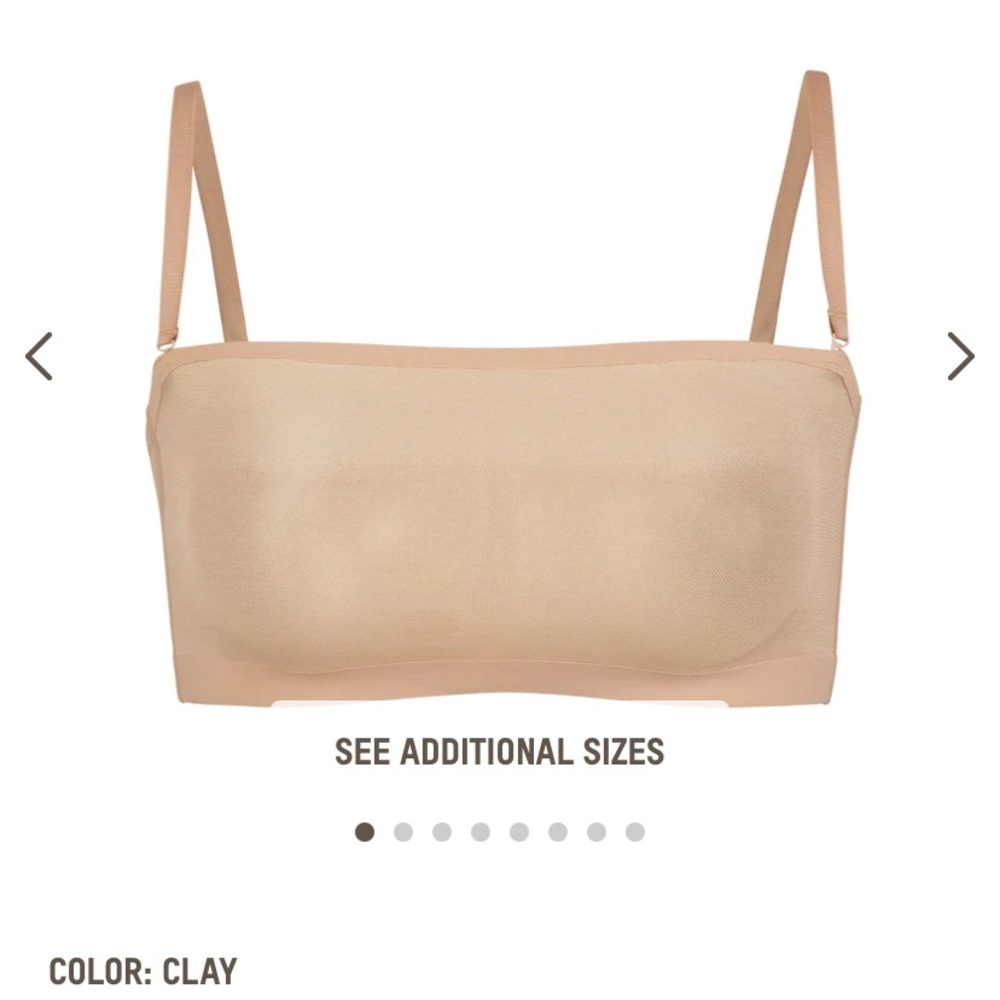 Skims sheer sculpture bandeau